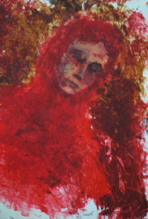 la dame en rouge